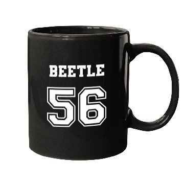 Discover Jersey Style Beetle 56 1956 Old School Bug Bus Mugs