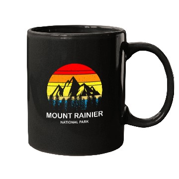 Discover vintages Mount Mt Rainier National Park Souvenir Hike Mugs