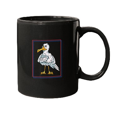 Discover Cool Seagull Retro Mugs