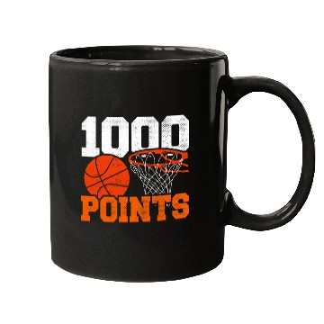 Discover 1000 Points Basketball Scorer High School Basketball Boys Mugs