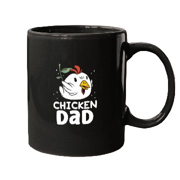 Discover Chicken Lover Dad Rooster Keeper Poultry Chickens Chicken Father Mugs