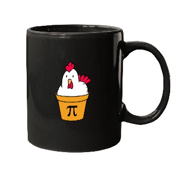 Discover Funny Math Chicken Pot Pi Chicken Pot Pie 21 Mugs
