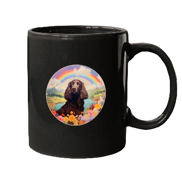Discover Boykin Spaniel Rainbow Bridge Cute Memorial Puppy Dog Art Mugs