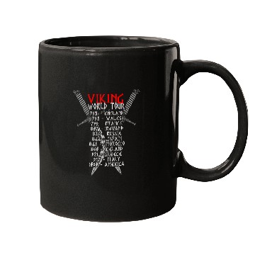 Discover Viking World Tour Showing Norse Pride Mugs