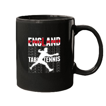 Discover englands Table Tennis Lovers English Ping Pong Team Supporter 1 Mugs