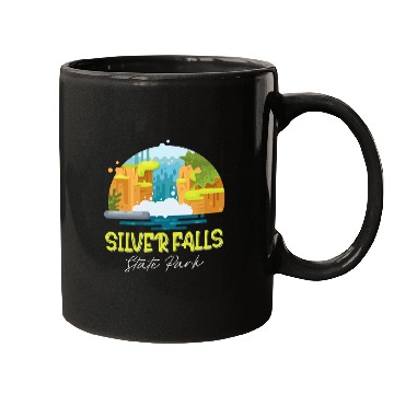 Discover Oregon Waterfalls Silver Falls State Park Souvenir Mugs