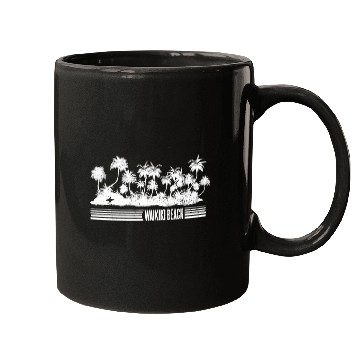Discover Surf Life Waikiki Beach Hawaii Mugs