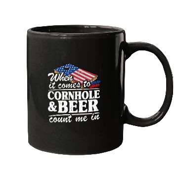 Discover Beer Fun When It Comes To Cornhole Beer Count Me In Funny Cornhole Mugs