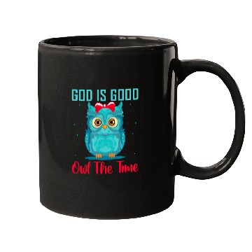 Discover Owl Pet God Is Good Owl The Time Christian s for kids Mugs