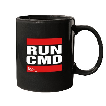 Discover Run CMD Computer Programming Coder Tech Geeky Mugs