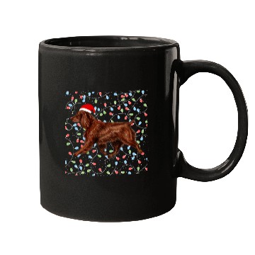 Discover boykin spaniel santa christmas lights xmass dog lover holiday Mugs