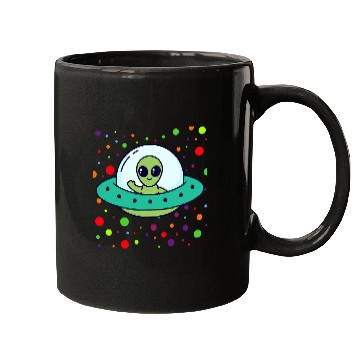 Discover Alien Spotted Spotty Dot Colored Spot Dotted Mugs