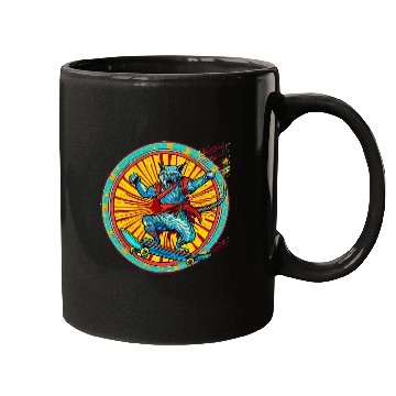 Discover Samurai Cat Rad Aggressive Ollie Skateboard Mugs