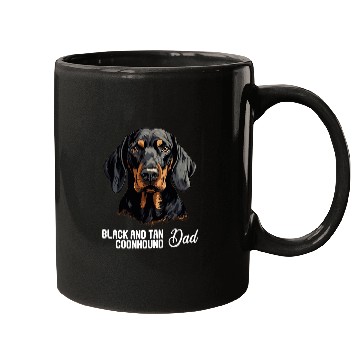 Discover Black and Tan Coonhound Dad Dog Black and Tan Coonhound Mugs