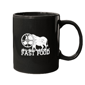 Discover Fast Food Wild Pig Hog Hunter Boar Hunting Vintage Mugs