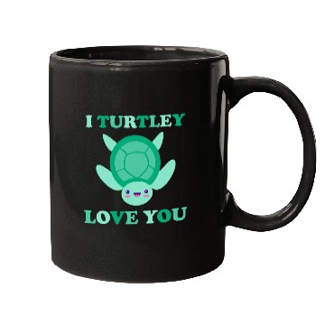 Discover Turtle Pet I Turtlely Love You Turtle Tortoise Valentines Day Couples Mugs