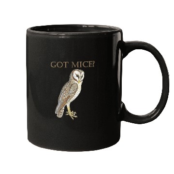 Discover Owl Pet Got Mice Eastern Barn Owl Looking For Dinner Feathered Bird Mugs