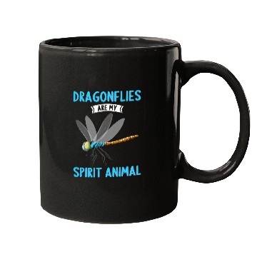 Discover Dragonflies are my Spirit Animal Dragonfly Mugs