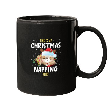Discover Sloth Pet This Is My Christmas Napping Funny Sleeping Sloth Mugs
