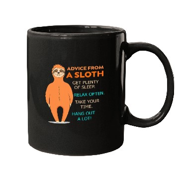 Discover Sloth Pet ADVICE FROM SLOTH FUNNY GIFT MEN WOMEN Mugs