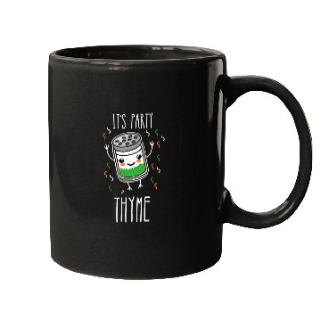Discover Lacrosse Gift Gardening Herb Its Party Thyme Pun Mugs