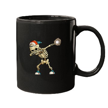 Discover Baseball Expert Spooky Scary Skeletons Baseball Player Mugs