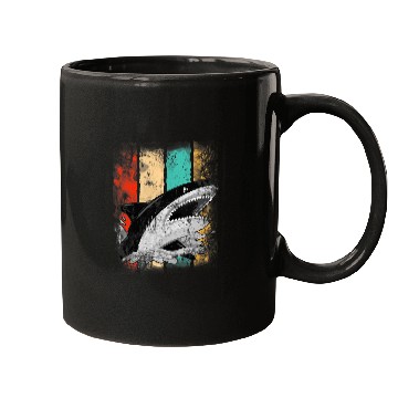 Discover Retro Killer Whale vintages Animal Ocean Marine life Mugs