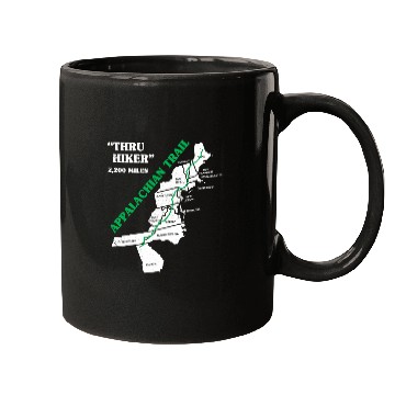 Discover Hiking Hiker Thruh Hiker Appalachian Trail Hike Mugs