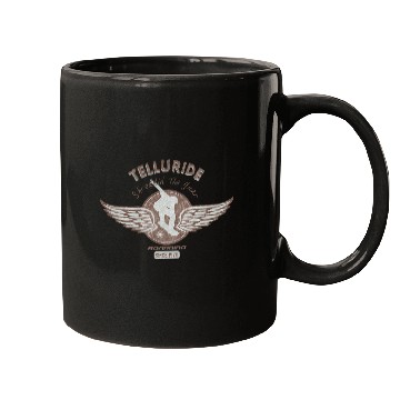 Discover Skiing Ski Telluride Colorado Snowboarding Mugs