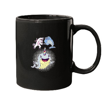 Discover Whale Narwhal Mythical Creature Pegasus Mugs