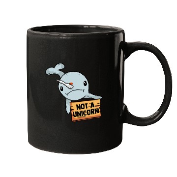 Discover Grumpy Narwhal Hilarious Saying For Unicorns Squishy Lover Mugs
