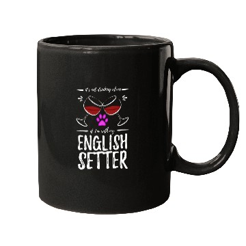 Discover English Setter Dog Mom for Wines Lover Mugs