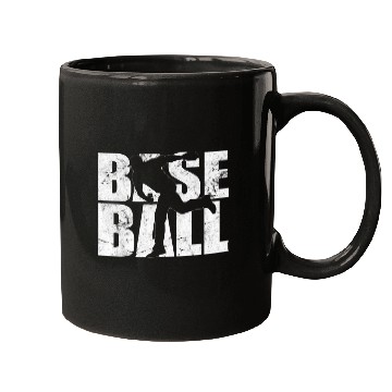 Discover Baseball Softball Funny Baseball Pitcher Player Vintaige Mugs