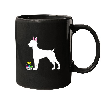 Discover German Shorthaired Pointer Easter Bunny Dog Silhouette Mugs