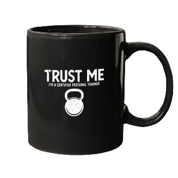 Discover Funny Certified Personal Trainer Fitness Coach Mugs