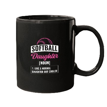 Discover Daughter Description Meaning Softball 1 Mugs
