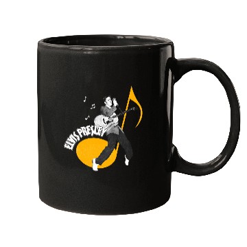 Discover Elvis Presley Official Music Note Mugs