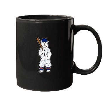 Discover Baseball Polar Bear Pete Mugs