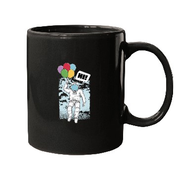 Discover Astronaut Balloon Planetary Science Mugs