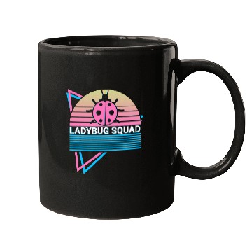 Discover Funny Entomology Entomologist Retro Ladybug Squad Mugs