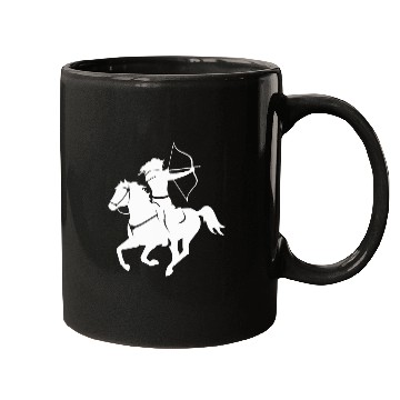 Discover Equestrian Mounted Archery NickerStickers Horse Mugs