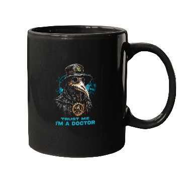 Discover Gothic Plague Doctor Steampunk Style 22 Mugs