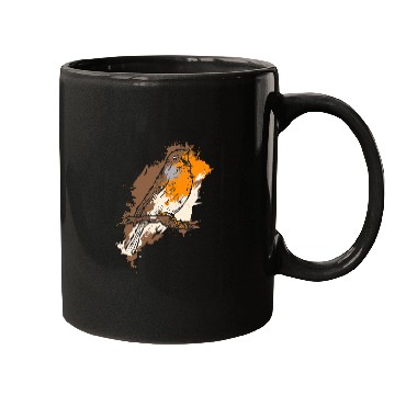 Discover robin bird park nature bird fan birdwatcher Mugs