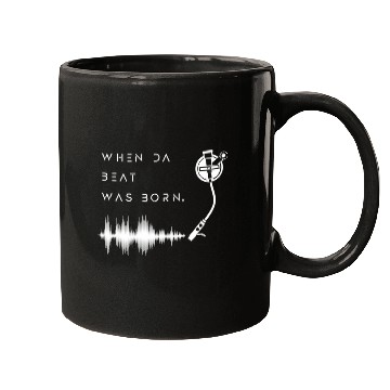 Discover DJ Scratch Records When Da Beat Was Born Vinyl Lover Mugs