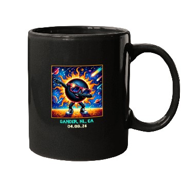 Discover Dabbings Total Solar Eclipse Gander Newfoundland Canada 1 Mugs