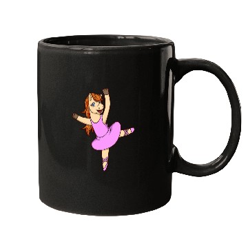 Discover Comic horse dances ballet ballerina Mugs
