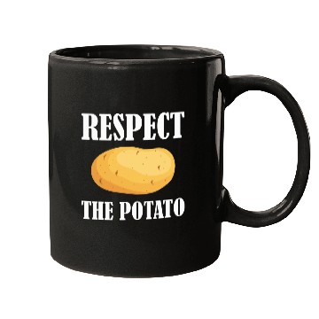 Discover Respect The Potato 2Funny Vegetable Root Potatoes Pun Mugs