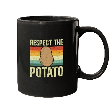 Discover Respect The Potato Lover Root Vegetable Vegetarian Mugs