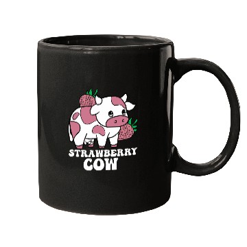 Discover Cow Lover Kawaii Strawberry Cow crazys Cow Lady Farm Animal Lover Mugs