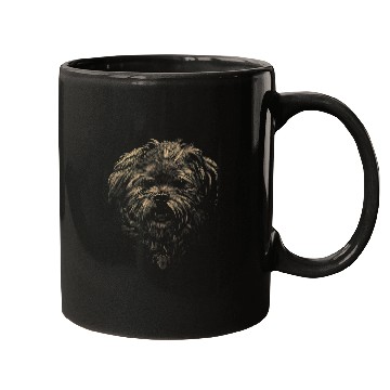 Discover Shih Tzu Dog Portrait 2 Mugs